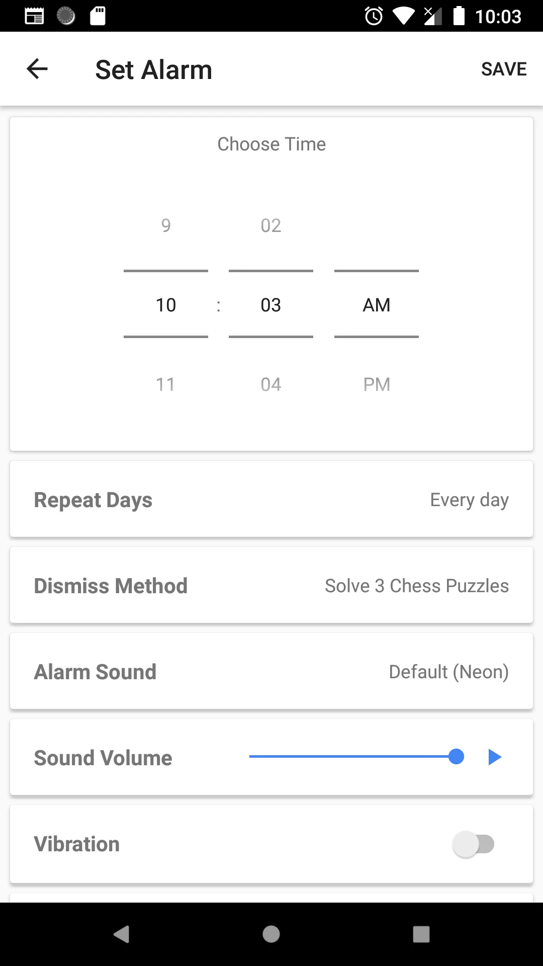 Chess Alarm - Chess Puzzles screenshot
